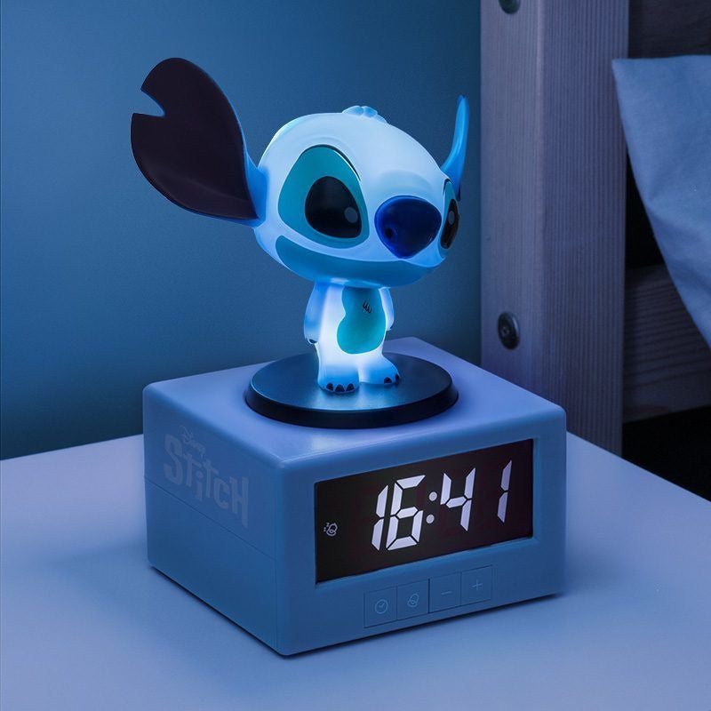 Stitch alarm clock with light